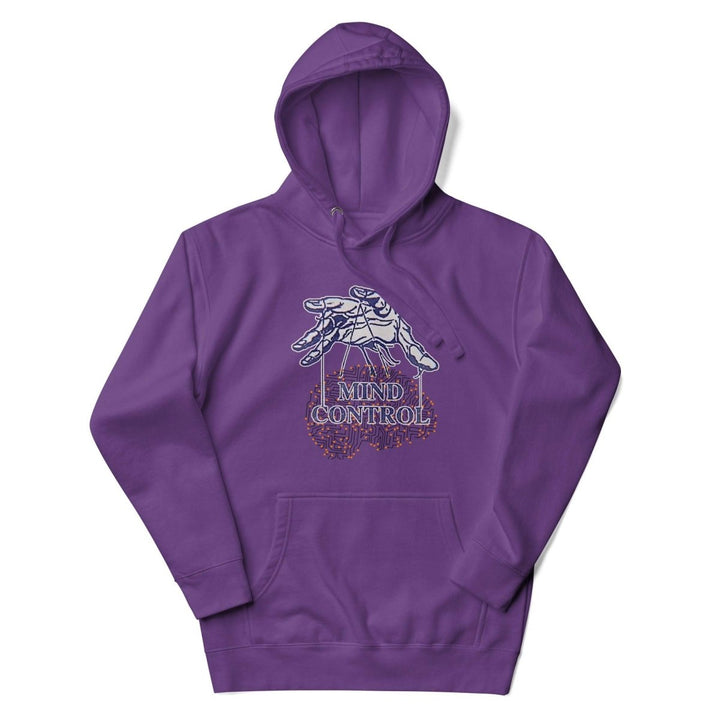 Control your mind Graphic Hoodie - Purple - S - ArtyKoala