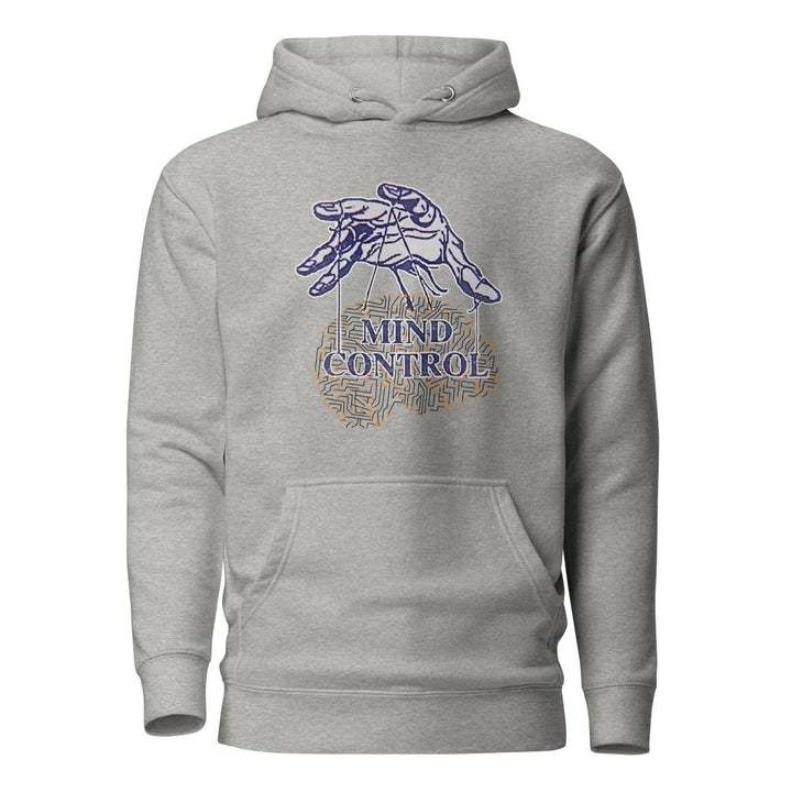 Control your mind Graphic Hoodie - Carbon Grey - S - ArtyKoala