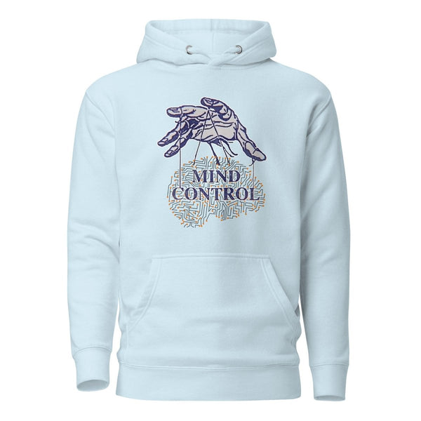 Control your mind Graphic Hoodie - Sky Blue - S - ArtyKoala