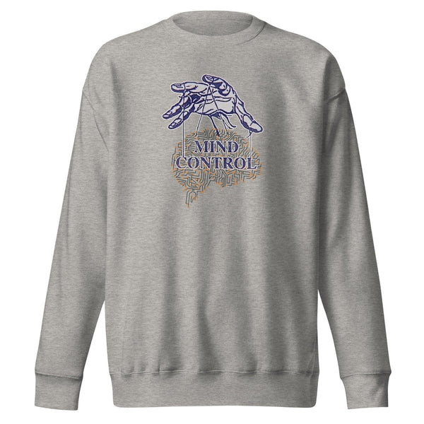 Control Your Mind Graphic Sweatshirt - Carbon Grey - S - ArtyKoala
