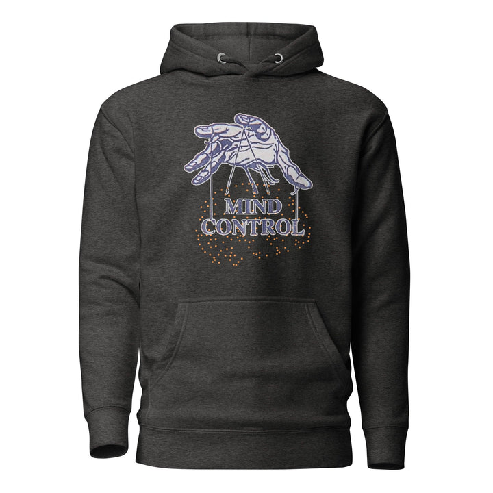 Control your mind Man Hoodie - Charcoal Heather / S - ArtyKoala