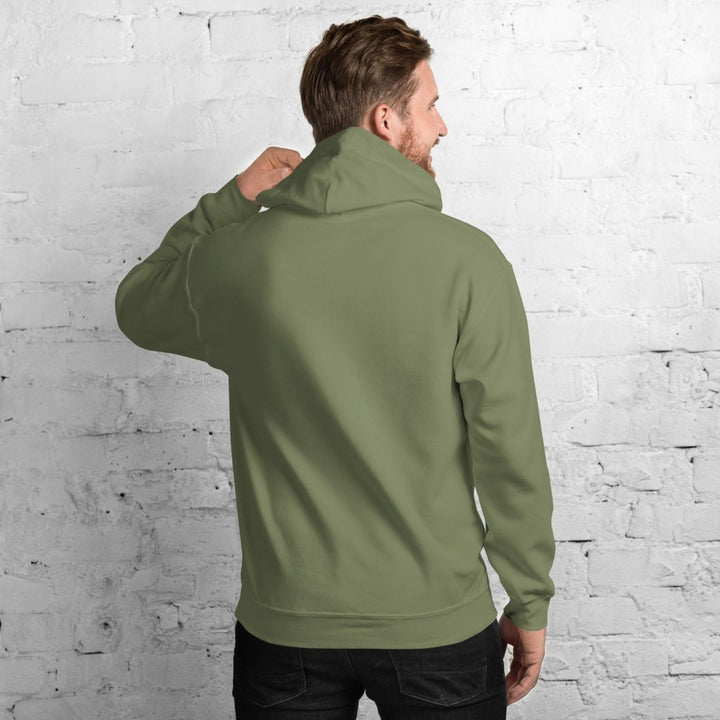 Cracked Egg Graphic Hoodie - Military Green - S - ArtyKoala