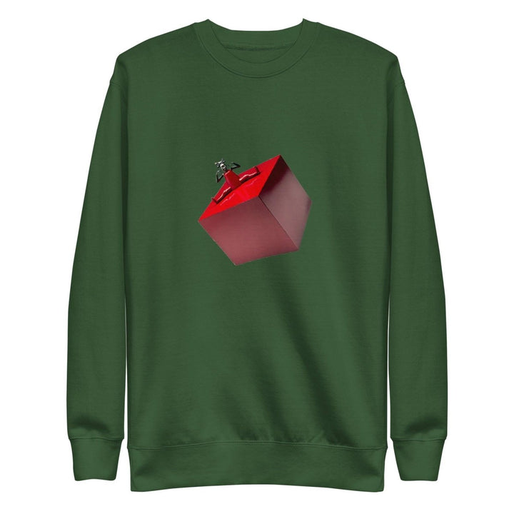 Cubic Shaped Graphic Sweatshirt - Dusty Rose - S - ArtyKoala