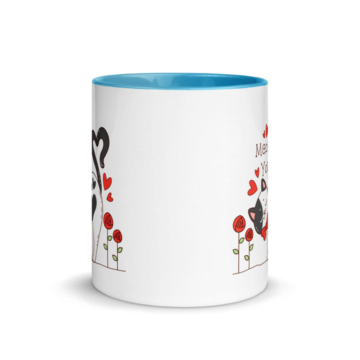 Cute Cat Mug with Color Inside - ArtyKoala