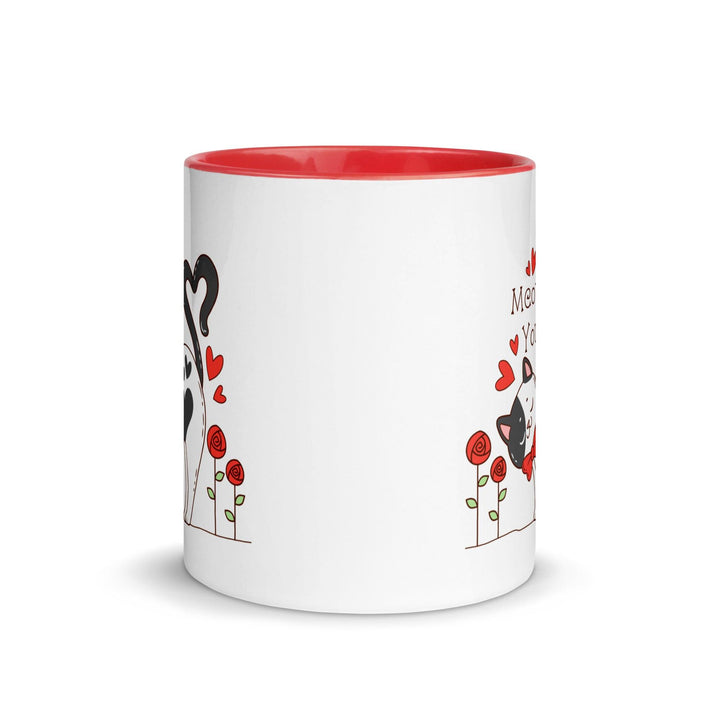 Cute Cat Mug with Color Inside - ArtyKoala