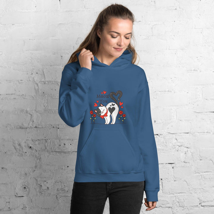 Cute cat Woman Hoodie - ArtyKoala