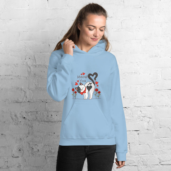 Cute cat Woman Hoodie - ArtyKoala