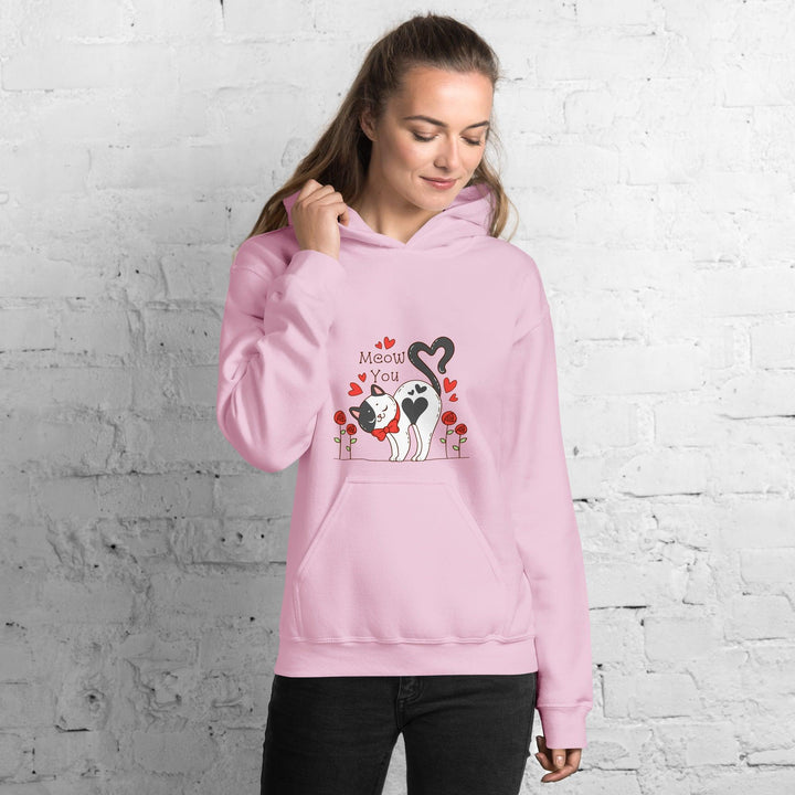 Cute cat Woman Hoodie - ArtyKoala