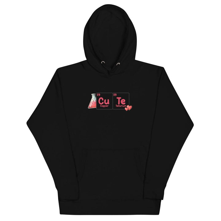 Cute Chemistry Graphic Hoodie - Black - S - ArtyKoala