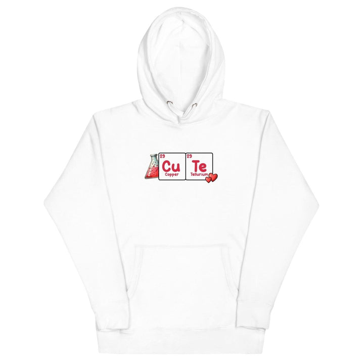 Cute Chemistry Graphic Hoodie - White - S - ArtyKoala