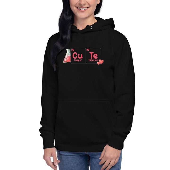 Cute Chemistry Graphic Hoodie - Carbon Grey - S - ArtyKoala