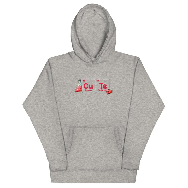 Cute Chemistry Graphic Hoodie - Carbon Grey - S - ArtyKoala