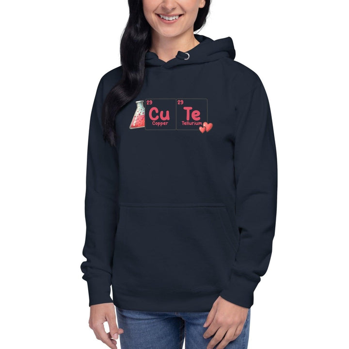 Cute Chemistry Graphic Hoodie - Carbon Grey - S - ArtyKoala