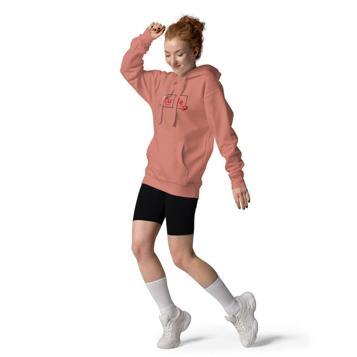 Cute Chemistry Graphic Hoodie - Dusty Rose - S - ArtyKoala