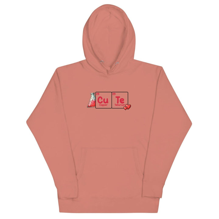 Cute Chemistry Graphic Hoodie - Dusty Rose - S - ArtyKoala