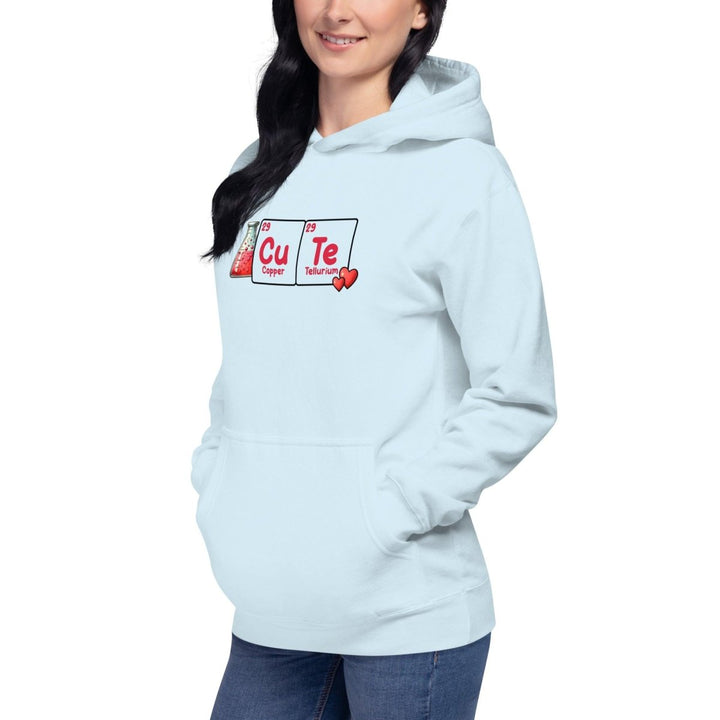 Cute Chemistry Graphic Hoodie - Dusty Rose - S - ArtyKoala