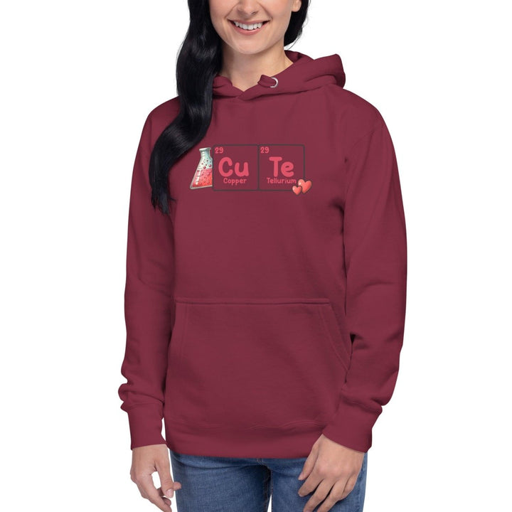 Cute Chemistry Graphic Hoodie - Black - S - ArtyKoala
