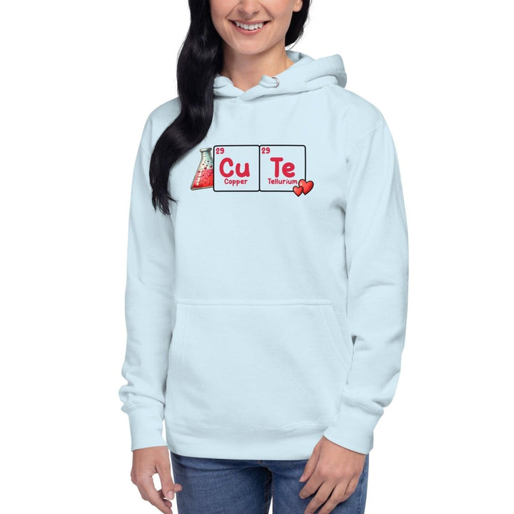 Cute Chemistry Graphic Hoodie - Dusty Rose - S - ArtyKoala