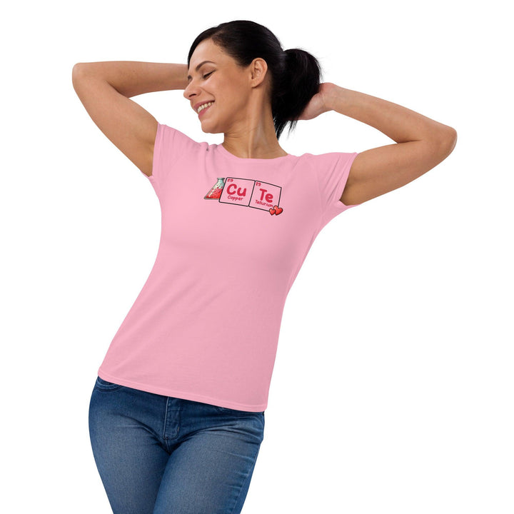 Cute Chemistry Woman T-shirt - ArtyKoala