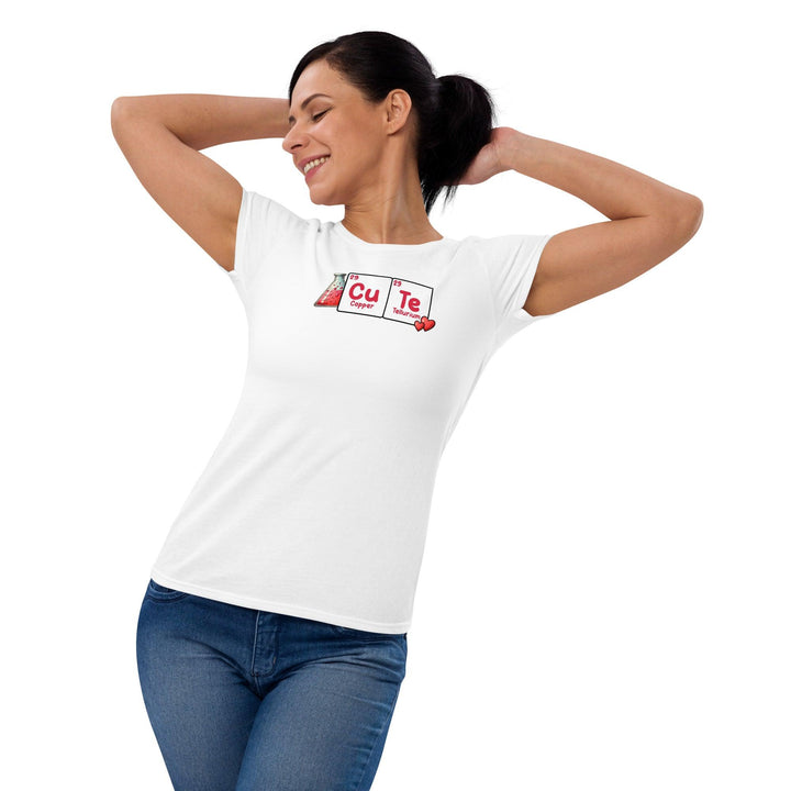 Cute Chemistry Woman T-shirt - ArtyKoala