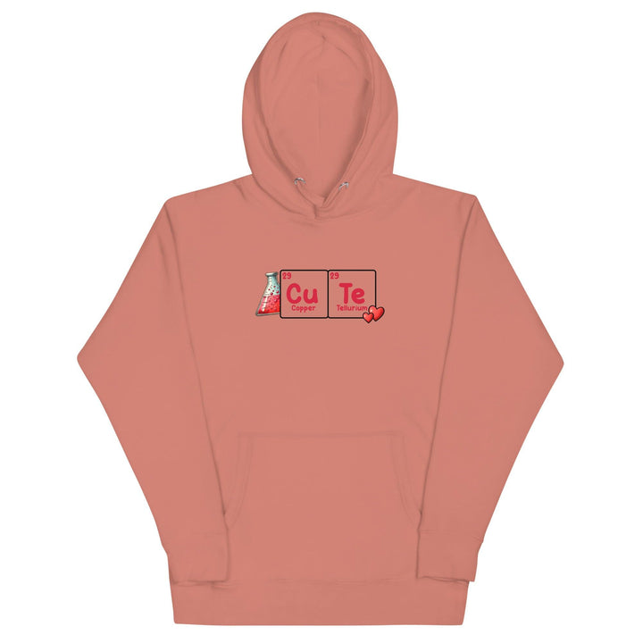 Cute Chemistry Women's Hoodie - Dusty Rose / S - ArtyKoala