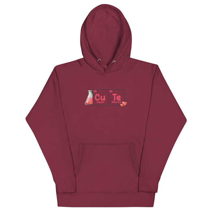 Cute Chemistry Women's Hoodie - Maroon / S - ArtyKoala