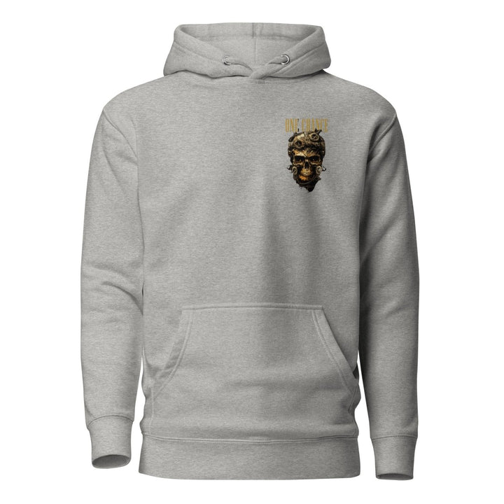 Cybernetics Head Graphic Hoodie - Carbon Grey - S - ArtyKoala