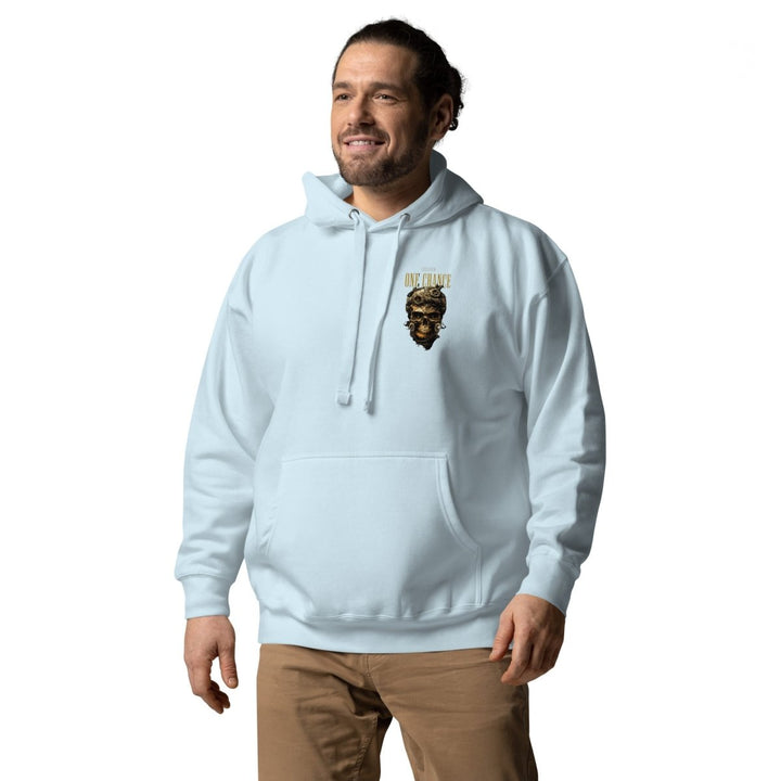 Cybernetics Head Graphic Hoodie - Sky Blue - S - ArtyKoala