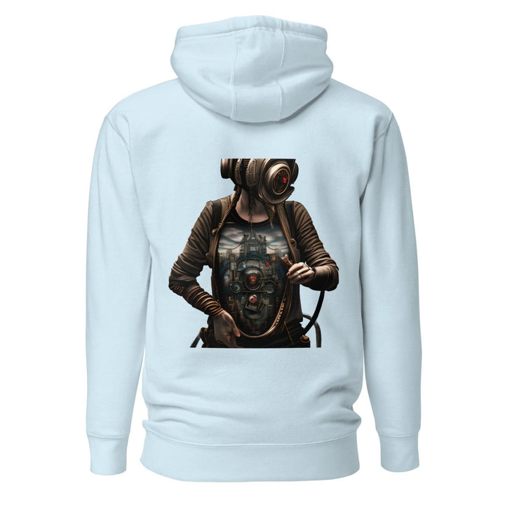 Cybernetics Head Graphic Hoodie - Black - S - ArtyKoala