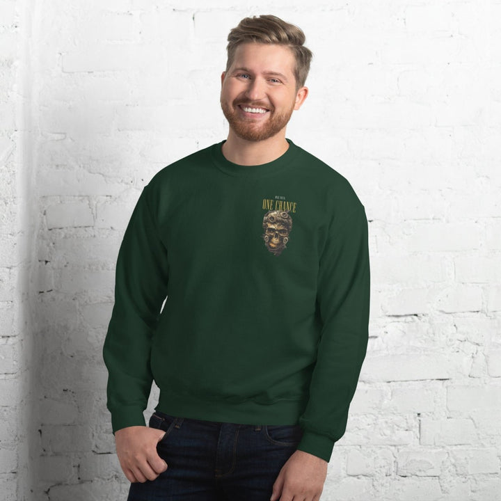 Cybernetics Head Graphic Sweatshirt - Royal - S - ArtyKoala