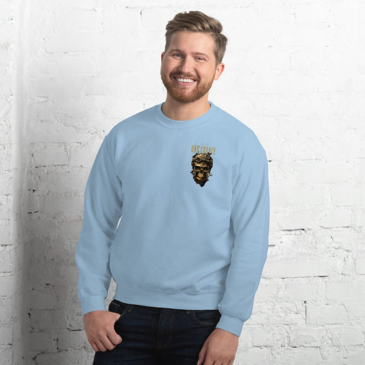 Cybernetics Head Graphic Sweatshirt - Sand - S - ArtyKoala