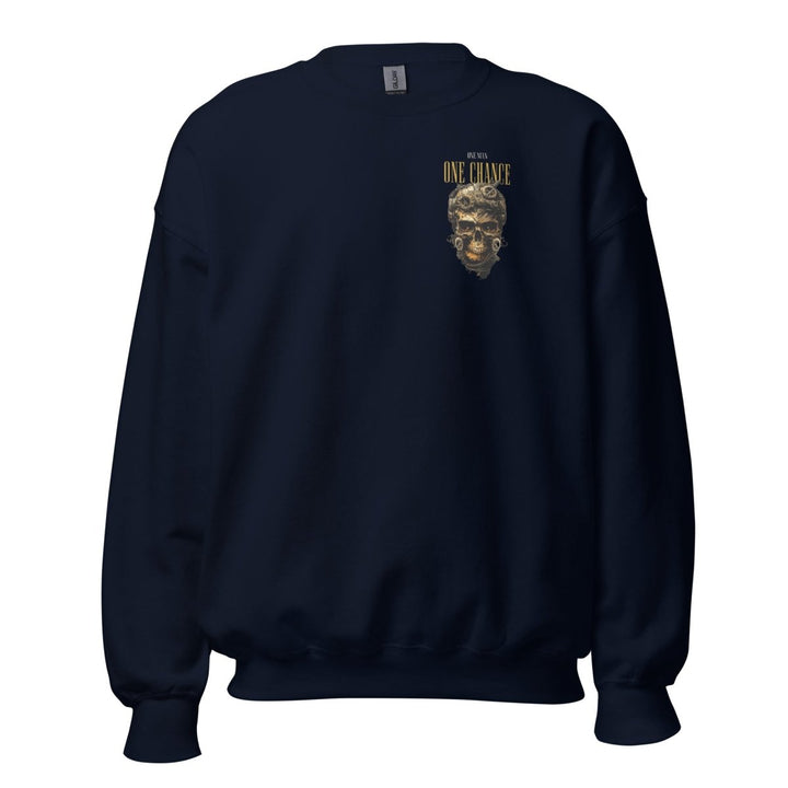 Cybernetics Head Graphic Sweatshirt - Navy - S - ArtyKoala