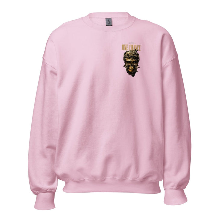 Cybernetics Head Graphic Sweatshirt - Light Pink - S - ArtyKoala