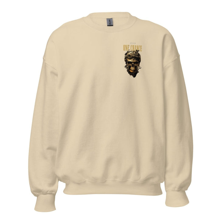 Cybernetics Head Graphic Sweatshirt - Sand - S - ArtyKoala