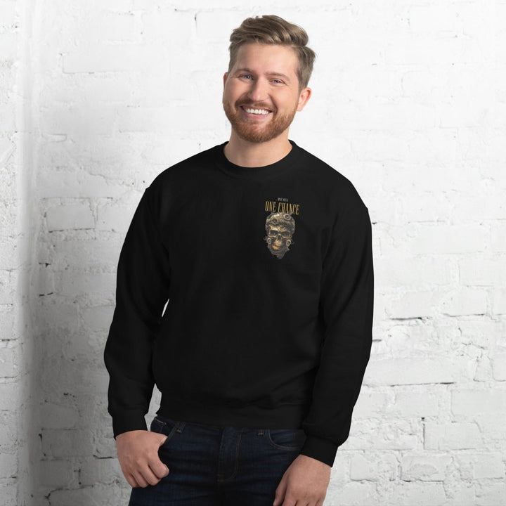 Cybernetics Head Graphic Sweatshirt - Black - S - ArtyKoala