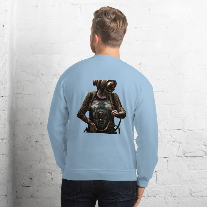 Cybernetics Head Graphic Sweatshirt - Sand - S - ArtyKoala