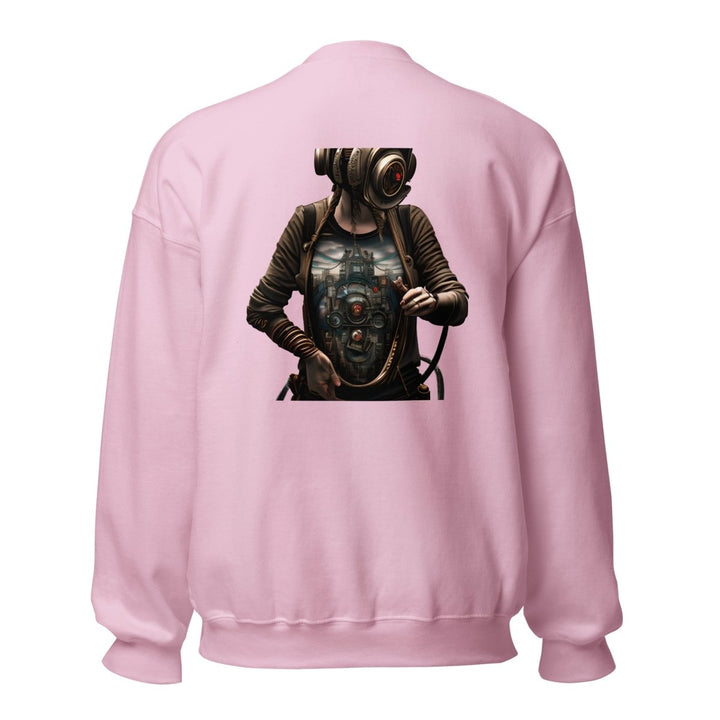 Cybernetics Head Graphic Sweatshirt - Sand - S - ArtyKoala