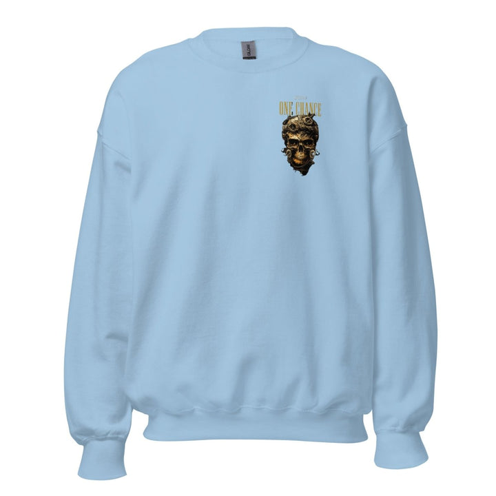 Cybernetics Head Graphic Sweatshirt - Light Blue - S - ArtyKoala