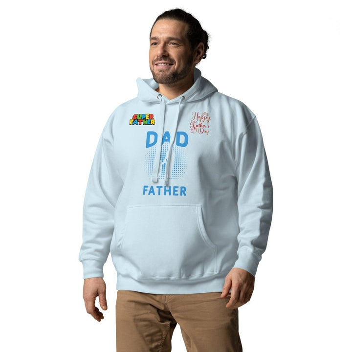 Dad Father Graphic Hoodie - White - S - ArtyKoala