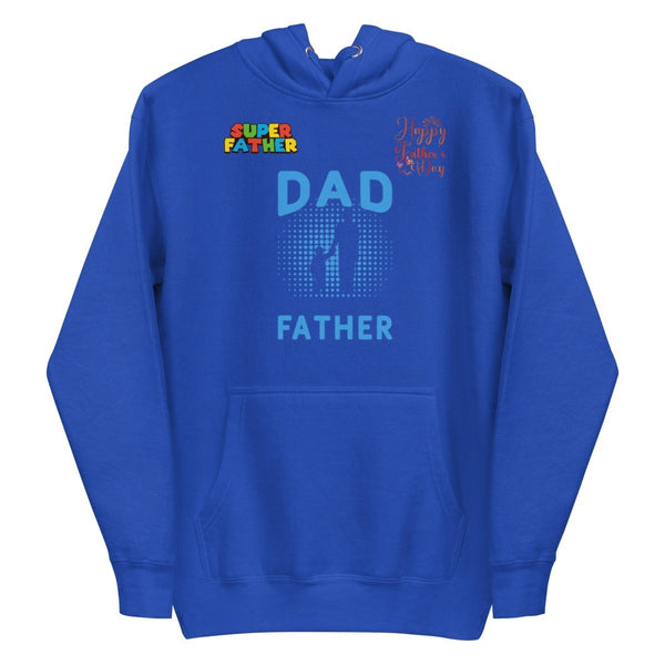 Dad Father Graphic Hoodie - Team Royal - S - ArtyKoala