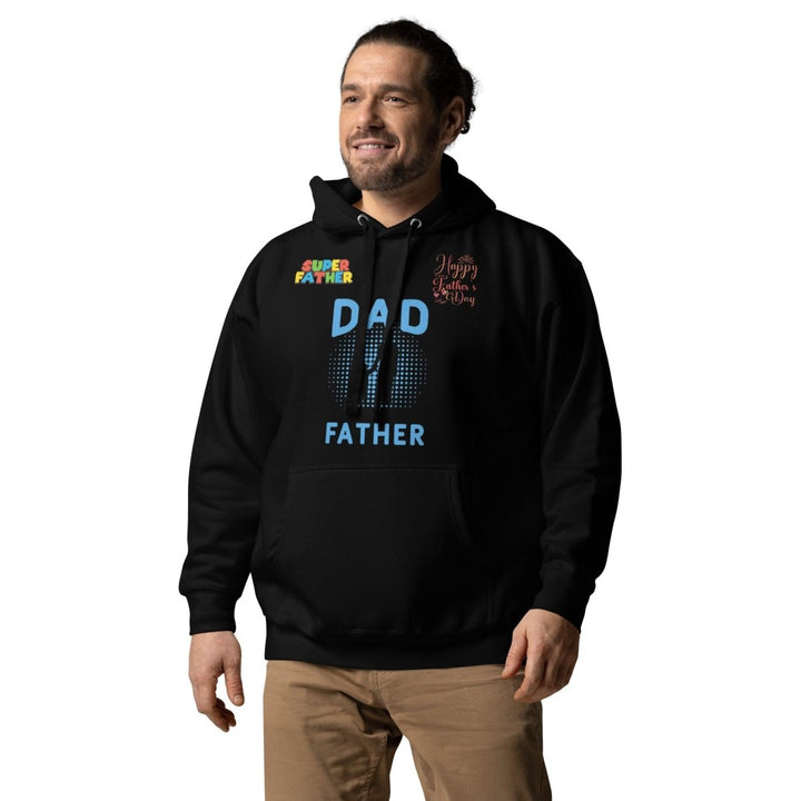 Dad Father Graphic Hoodie - Charcoal Heather - S - ArtyKoala
