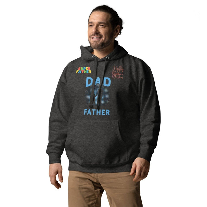 Dad Father Graphic Hoodie - Black - S - ArtyKoala