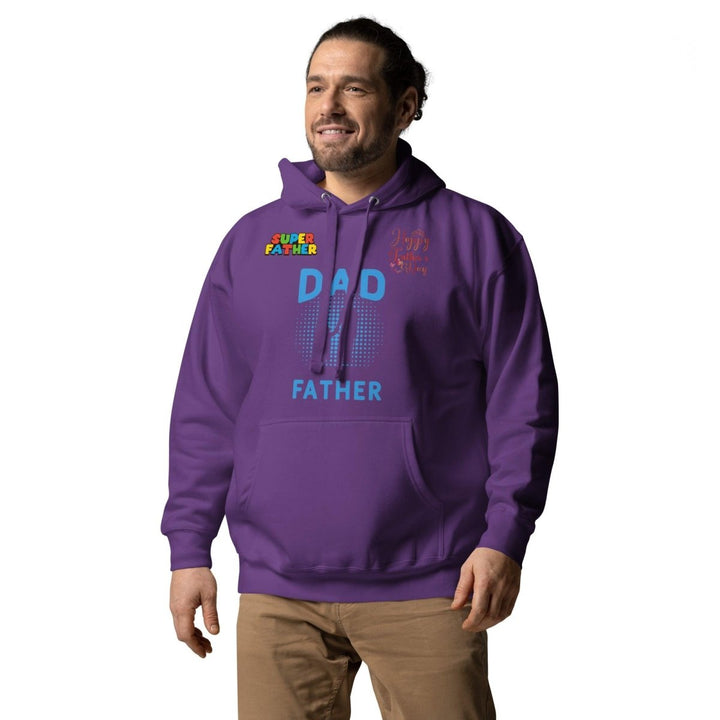 Dad Father Graphic Hoodie - Forest Green - S - ArtyKoala