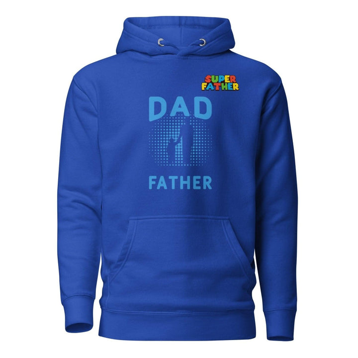 Dad Father SuperGraphic Hoodie - Team Royal - S - ArtyKoala