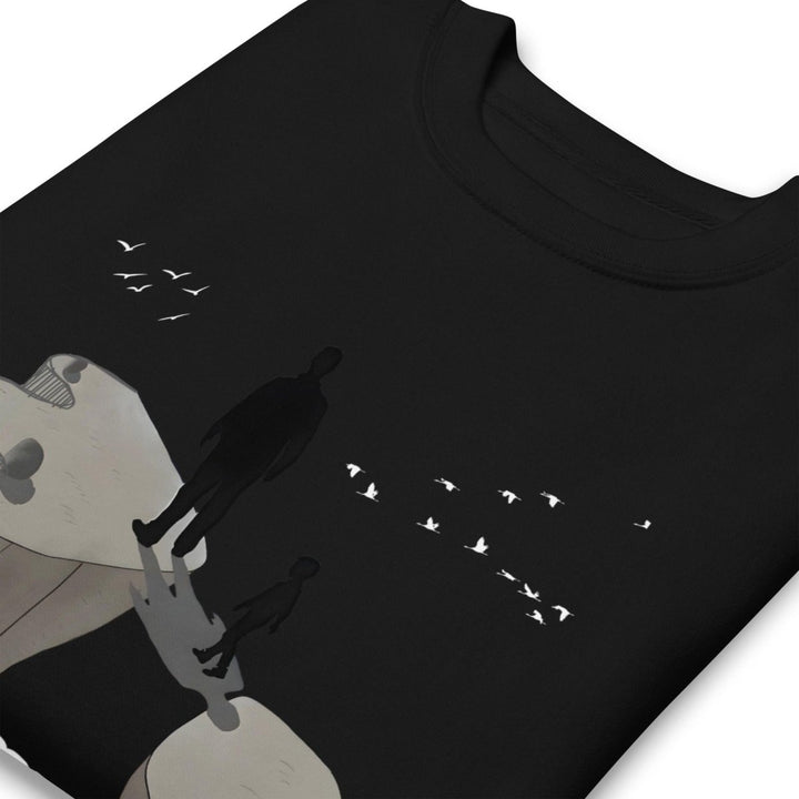 Dad is My Hero Graphic Sweatshirt - Black - S - ArtyKoala