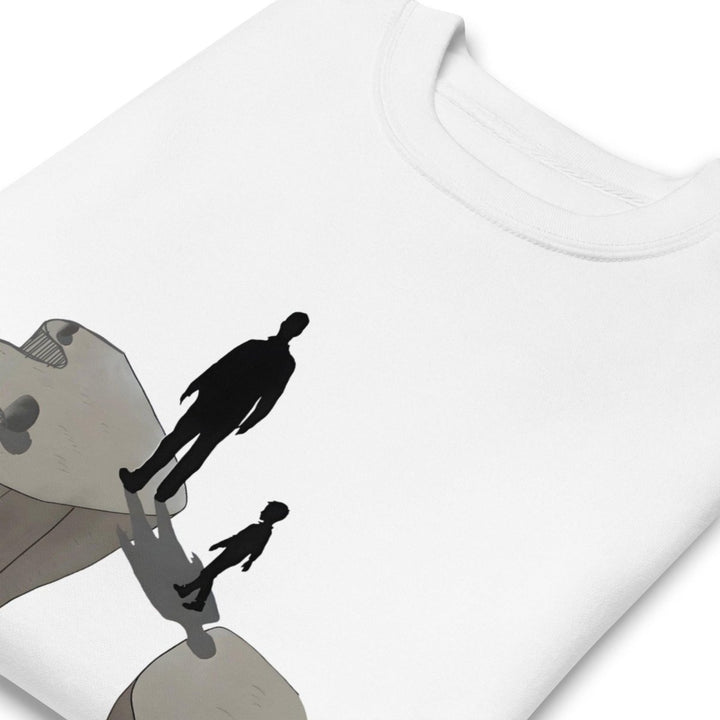 Dad is My Hero Graphic Sweatshirt - White - S - ArtyKoala