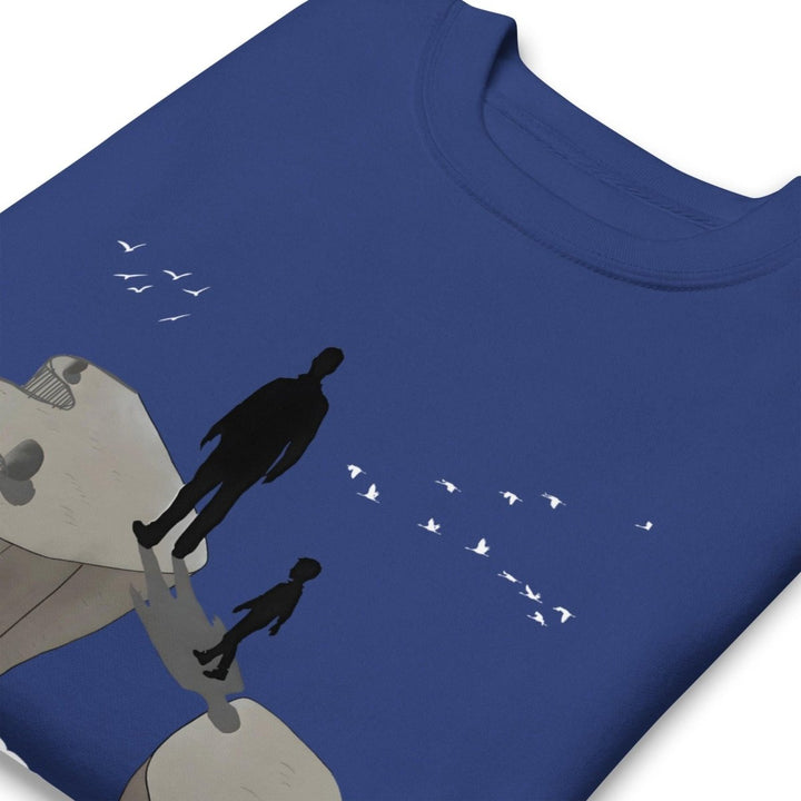 Dad is My Hero Graphic Sweatshirt - Forest Green - S - ArtyKoala
