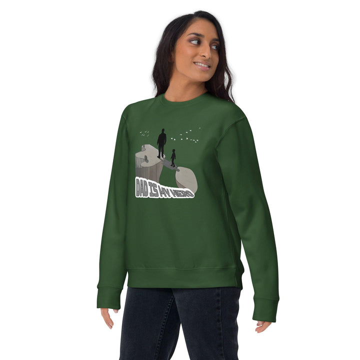 Dad is My Hero Premium Sweatshirt - ArtyKoala