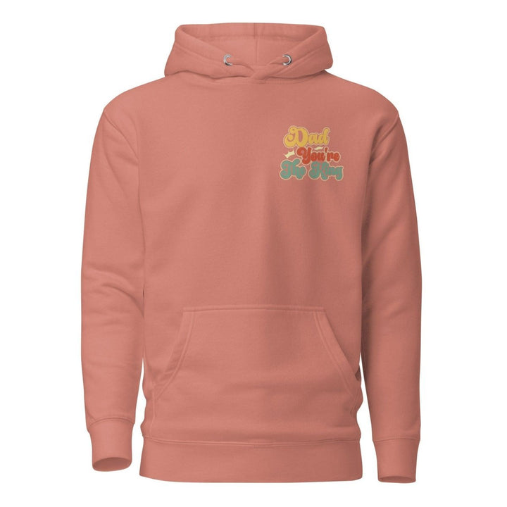 Dad You're The King Graphic Hoodie - Dusty Rose - S - ArtyKoala