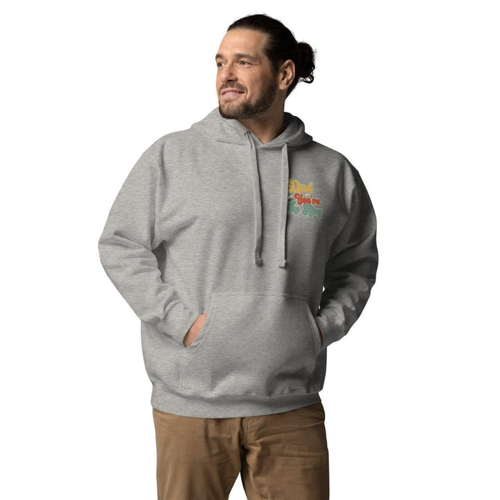 Dad You're The King Graphic Hoodie - Carbon Grey - S - ArtyKoala